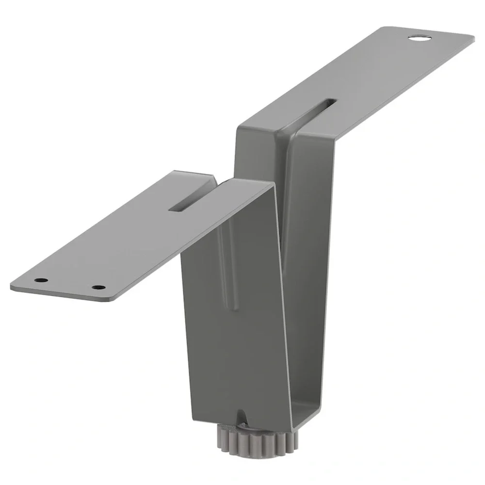 IKEA Besta Modern Gray Metal Support Leg